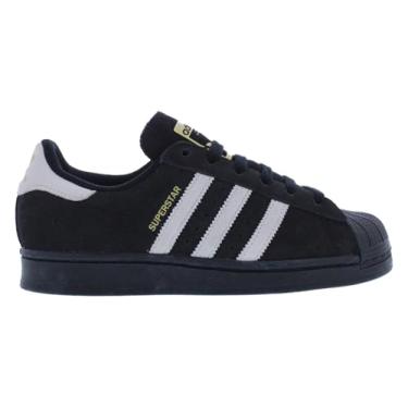 Imagem de adidas Tênis feminino Superstar, Preto/cinza-acinzentado, 35