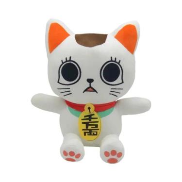 Imagem de Bonecas De Pelúcia Anime Turbo Granny De 28cm, Gato Branco Fofo, Brinq