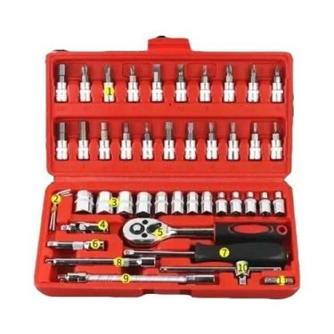 Imagem de Conjunto De Ferramentas Automotivas De Grau Industrial 53/46 Peças: Ch