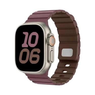 Imagem de Pulseira Magnética De Silicone 46mm 45mm 44mm 41mm 42mm 40mm Para Appl