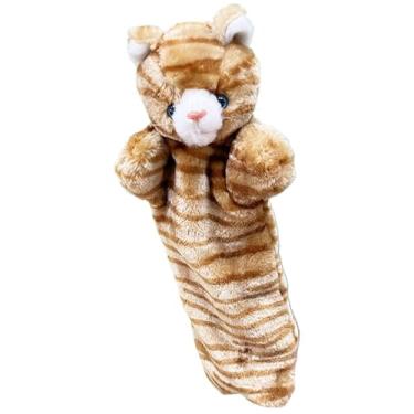 Imagem de Brinquedo lutador de fantoches de gato, luta livre de gatos, de fantoche – Estimulação sensorial, animal de estimação, gatinho, boneca de mão para estimulação mental, alívio do tédio