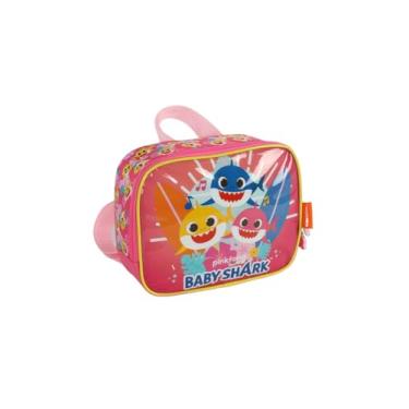 Imagem de Lancheira Escolar Infantil Luxcel Baby Shark - Pink