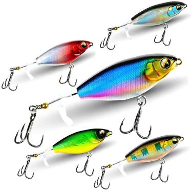 Imagem de Isca Pesca Artificial 5 Peixes Pescaria Lambari Robalo Tainha Traira Tucunare Açude Mar Rio Lago