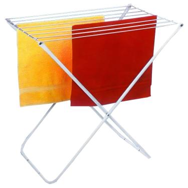 Imagem de Varal de Chão Portátil Branco – Compacto e Resistente