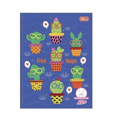Imagem de Caderno Quadriculado 1X1 Brochura Grande D+ 40 Fls Tilibra -, Cactus