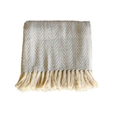 Imagem de Manta Para Sofá Cama Casal Gigante 100% Algodão Protetora e Decoração 