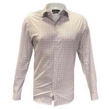 Imagem de Camisa Individual Mc Slim Fit Azul Claro-Masculino