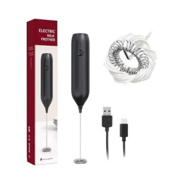 Imagem de Batedor De Leite Elétrico Inteligente Recarregável USB-C Silencioso Pa