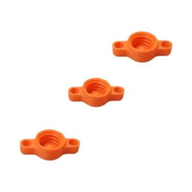 Imagem de Tampas De Vedação De Plástico Duráveis Laranja Para Frascos De Cola (3