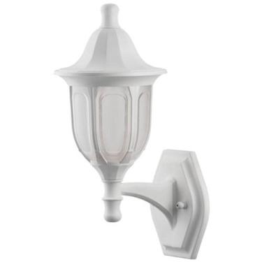 Imagem de Arandela de Parede Modena Branca 21x38cm Dital Luminária Lente Fosca