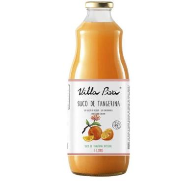 Imagem de Suco de Tangerina Sem Açúcar 1L - Vitamina C Rica - Villa Piva