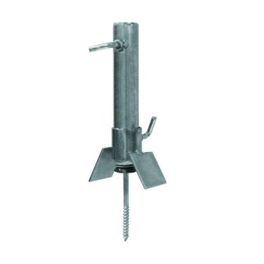 Imagem de Suporte Antena 10-a Telha Brasilit 32mm Tubo 3- 4 Prata