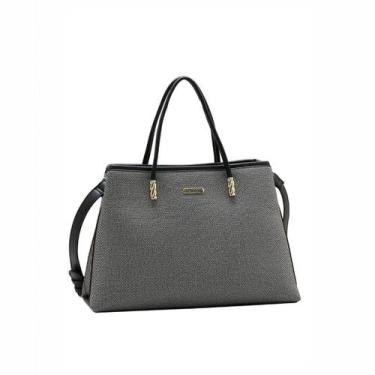 Imagem de Bolsa Feminina Chenson Com Alça Transversal Contemporâneo, Preto