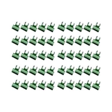 Imagem de 10 Clipes De Suporte Plástico Universal Para Plantas 11mm Conectores F