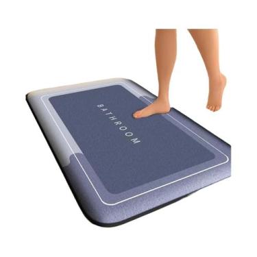 Imagem de Tapete De Banho De Flanela Antiderrapante E Absorvente, Espesso, Para 