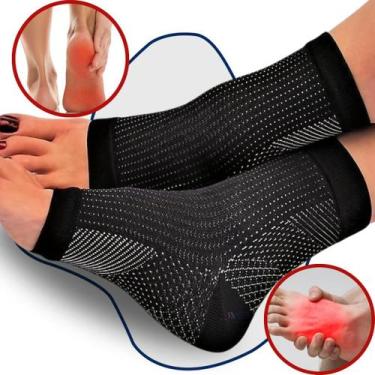 Imagem de Meia de Compressão Para Aliviar Dores, Inchaço e Peso nas Pernas e Pés