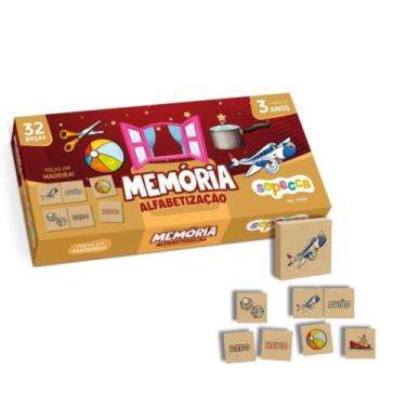 Imagem de Jogo da Memória Infantil Alfabetização Sopecca - M300