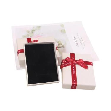 Imagem de 12 Caixas De Presente Para Joias, Retangulares De Papelão Com Esponja 