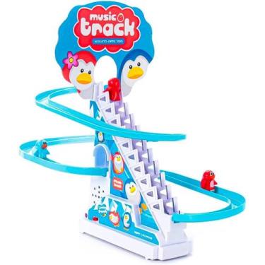 Imagem de Playground infantil Animais Baby Art Brink Small Duck Luz e Som, Pingu