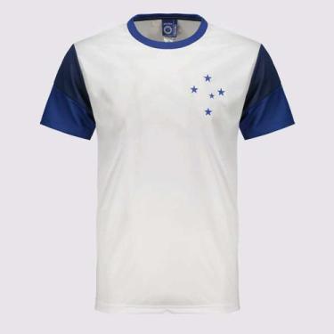 Imagem de Camisa Cruzeiro Brilhar Infantil Branco - Braziline, 8 ANOS
