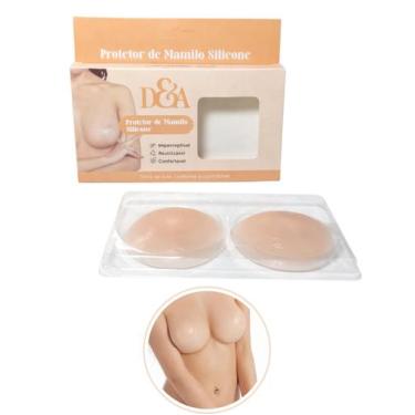 Imagem de Protetor de mamilo silicone tapa bico adesivo para seio - Diversao e a