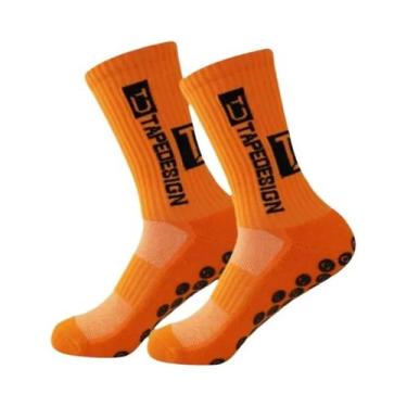 Imagem de Meias De Futebol Antiderrapantes Masculinas, 3 Pares, Meias Esportivas