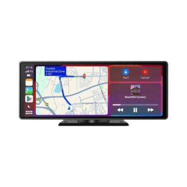 Imagem de 4K 360 graus Câmera DVR Universal Rotativa Para Carro De 10,26 Polegad