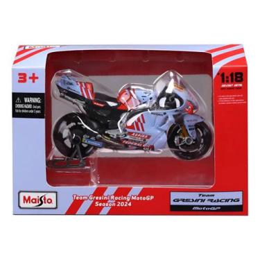 Imagem de GP 2024 Gresini Racing Marc Marquez 1/18 Maisto 36399