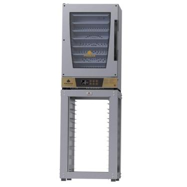 Imagem de Kit Forno Turbo Elétrico Progás Prp-008 Plus Dourado 220V + Mesa Mes-008 Inox
