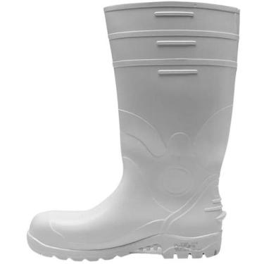 Imagem de Bota PVC Cano Longo C/ Forro S/ Biqueira Bracol CA 37455 COR:BRANCOTAM
