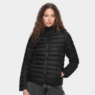 Imagem de Jaqueta Puffer Hering Lisa Feminina, Preto, P