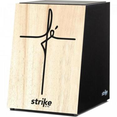 Imagem de Cajon Strike Fé SK4050 com Captação Interna e Esteira 12 Fios para Performance Musical...