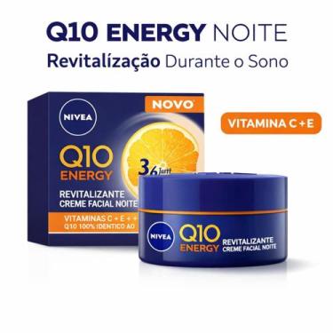 Imagem de Creme Nivea Q10 Energy Noite Antissinais Revitalizante 50g