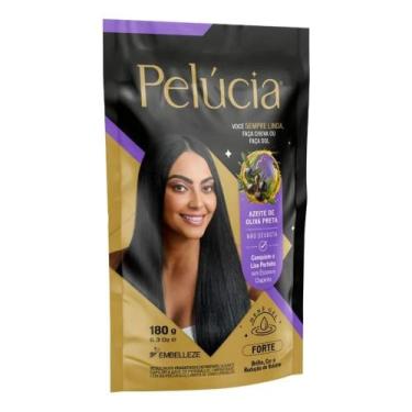 Imagem de Alisante Henê Pelúcia Forte Pouch 180g Embelleze - 1 Und - Congratulat