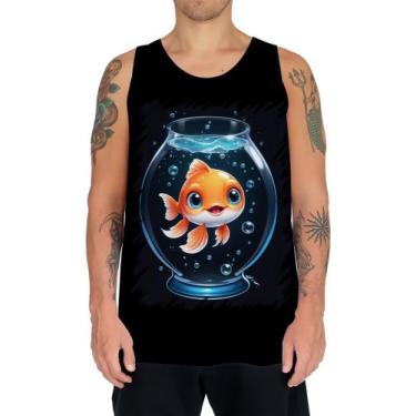 Imagem de Camiseta Regata Peixinho Feliz no Aquário Peixe 3 - Kasubeck Store®, I