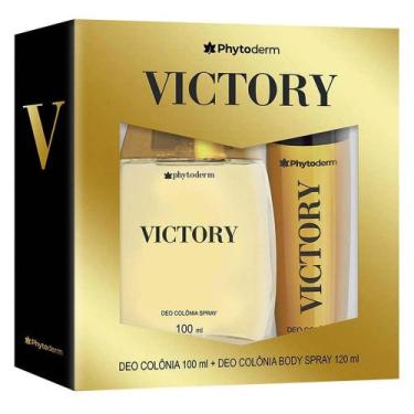 Imagem de Colônia e Body Spray Phytoderm Victory 100ml + 120ml