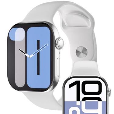 Imagem de Smartwatch W10 Lançamento 2025 Série 10 X Microwear Original NFC tela 