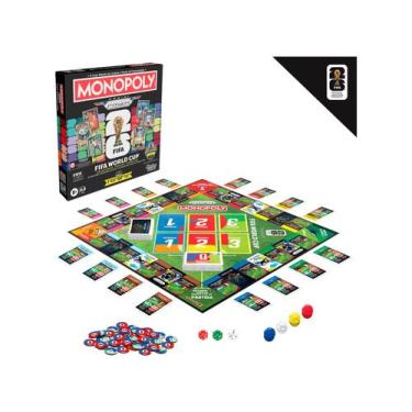 Imagem de Jogo Monopoly Panini Prizm Copa do Mundo - FIFA 2026 Hasbro Games