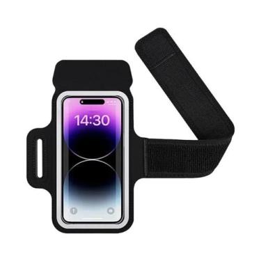 Imagem de Braçadeira Elástica Ultrafina Para iPhone 17 16 15 14 13 12 pro Max Sa