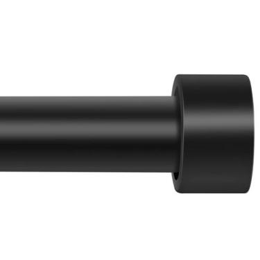 Imagem de Varão de cortina Taoberfuli 81-183cm Heavy Duty Industrial Black