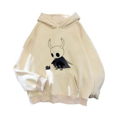 Imagem de Hoodies Masculinos Hollow Knight Ulzzang Grunge Y2k Estilo Estético, P