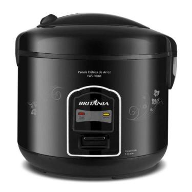 Imagem de Panela Elétrica de Arroz Britânia PA5X BR 5 Xícaras, 110V, Preto