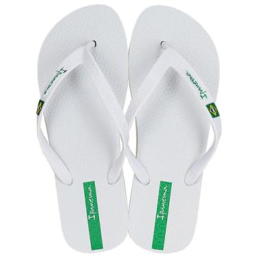 Imagem de Chinelo Infantil Menina Casual Dia a Dia Praia Ipanema Kids, Branco, V