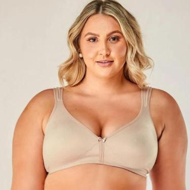 Imagem de Sutiã De Sustentação Extra Reforçado Alça Larga Vi Lingerie, Marron cl