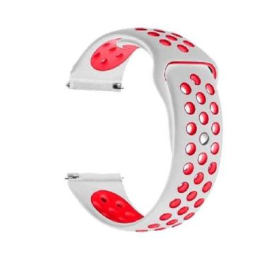 Imagem de Kit Pulseira + Case bumper para Bip e BIP Lite - Nsmart, Branca com ve