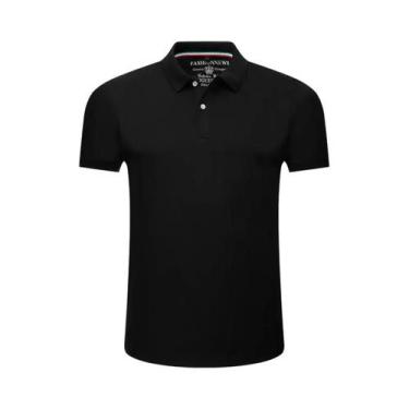 Imagem de Camisas Polo Masculinas De Manga Curta, Casuais, Em Cores Sólidas, Mod