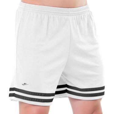 Imagem de Calção Shorts Masculino Plus Size Futebol M G GG EG1 EG2 EG3 Eg4 - Bra