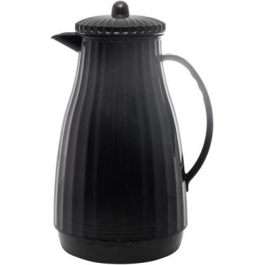 Imagem de Garrafa Térmica 1l Lyor New Bambu De Plástico Preto