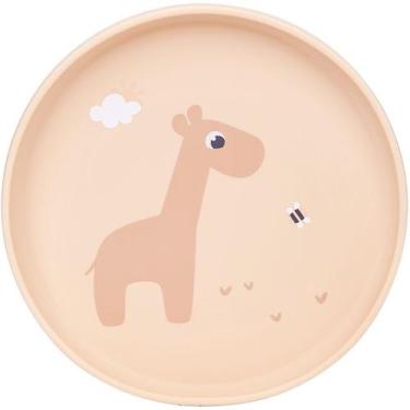 Imagem de Pratinho De Comida Para Bebê Decorado Em Silicone Com Ventosa Cloudy B