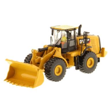 Imagem de Miniatura retro escavadeira cat 972m escala 1/87, Amarelo